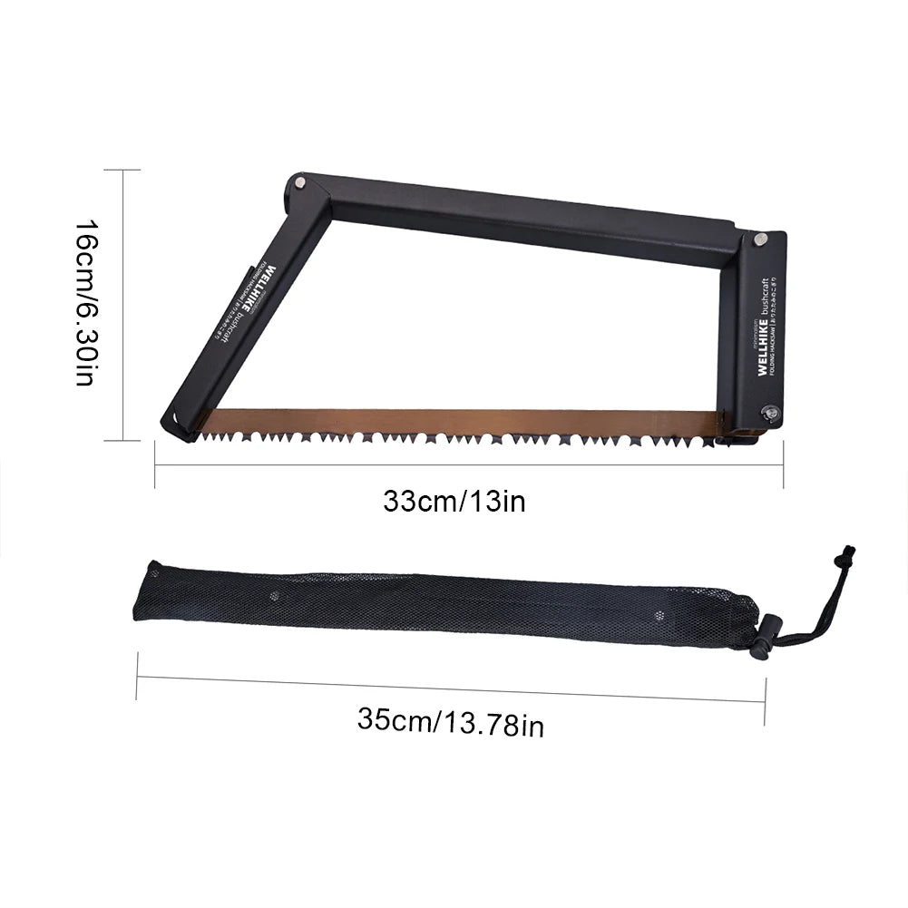 Folding Saw Aluminum Alloy Multifunctional Handsaw Camping Foldable Hand Saw Outdoor Hiking Survival Tools