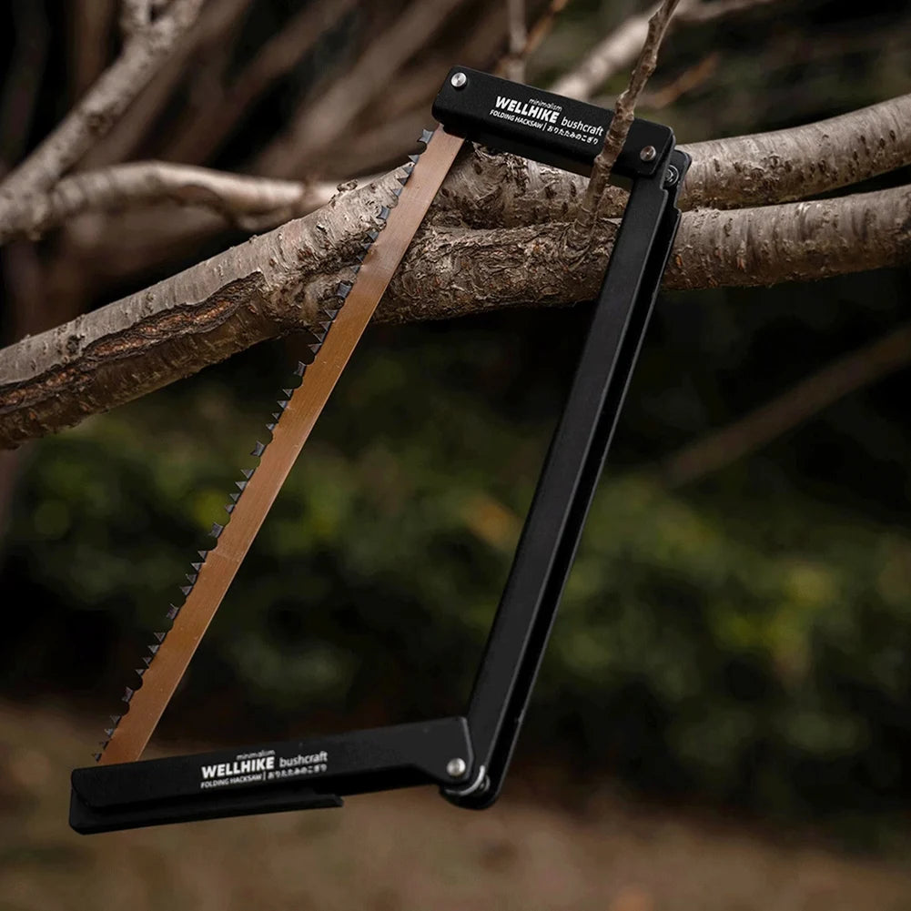 Folding Saw Aluminum Alloy Multifunctional Handsaw Camping Foldable Hand Saw Outdoor Hiking Survival Tools