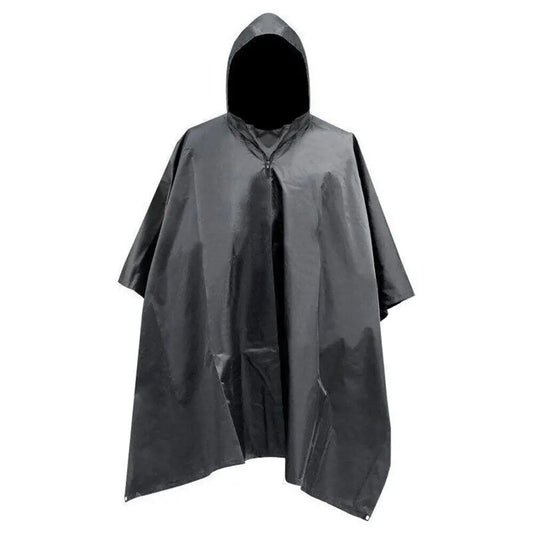 Tactical Rain Poncho - Army Poncho Shelter Waterproof Ripstop for Hunting
