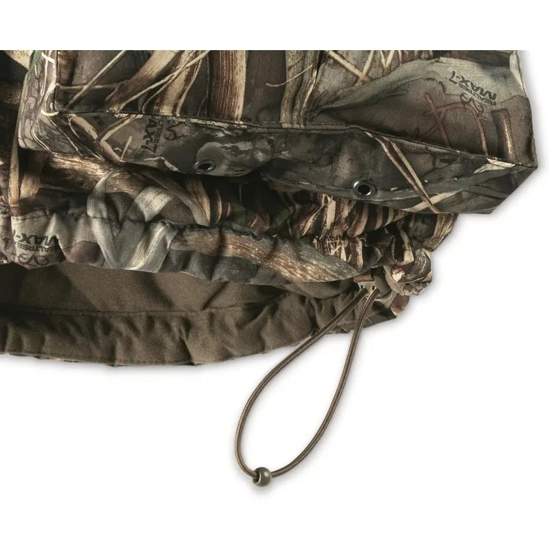 Guide Gear Men’s Waterfowl Hunting Camo Jacket Waterproof and Insulated Mossy Oak