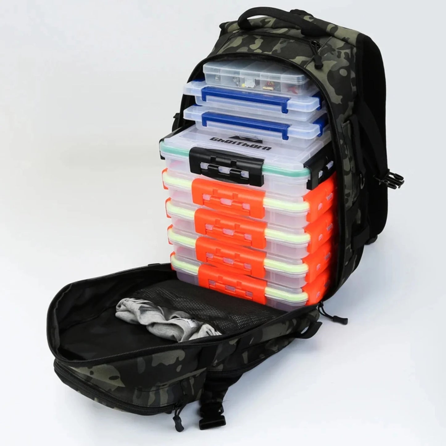Men Fishing Lure Rod Box  Camping Climbing Backpack Hunting Multi- Military Tactical Men Bags Fishing Shoulder