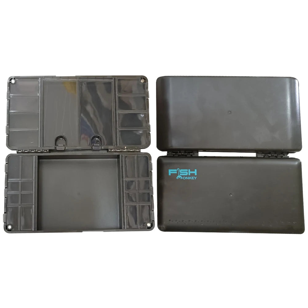 Carp Fishing Tackle Box Stiff Hair Rig Board with Pins Carp Fishing Swivels Hook Bait Storage Box Fishing Accessories Tool Boxes