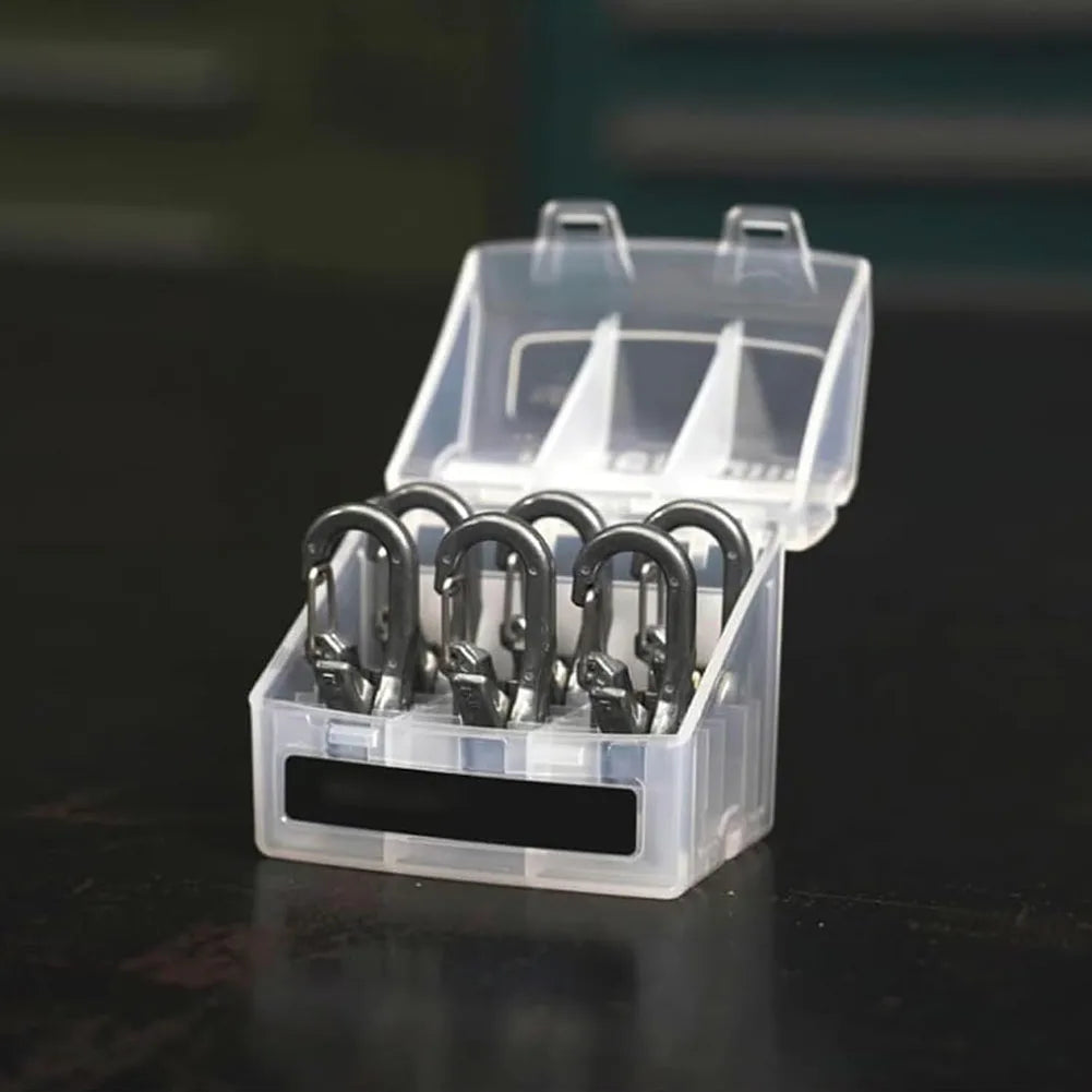 Outdoor Rope Adjuster with 6 Hooks Wear Resist Stainless Steel Rope Tension Adjuster Control Climbing Rope Adjust Equipment