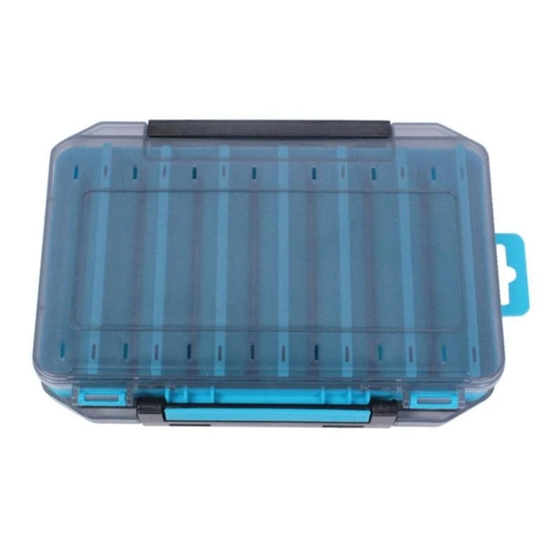 Double-Sided Fishing Tackle Storage Box For Spinners Lure Egi Tool Box Artificial Bait Case Fisherman Accessories Organizer