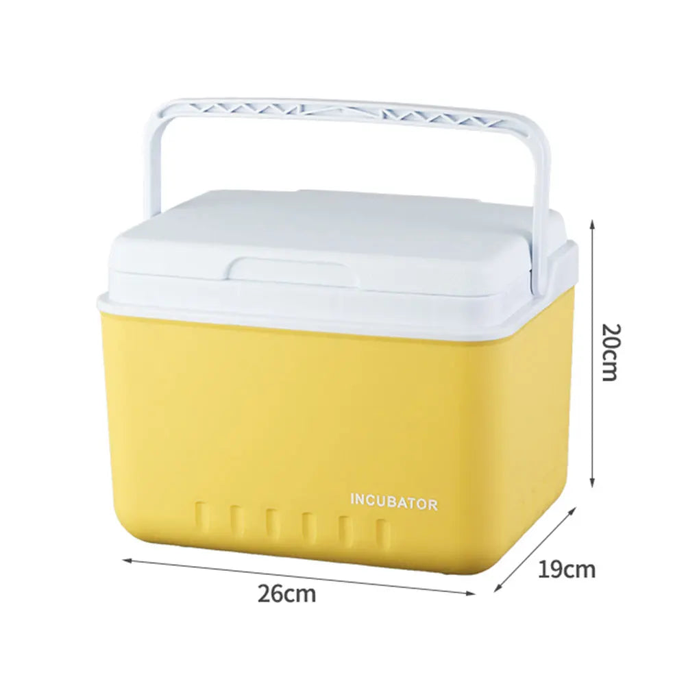 6L Insulated Ice Chest Multipurpose Portable Ice Bucket Outdoor Hard Cooler for Camping Beach Picnic