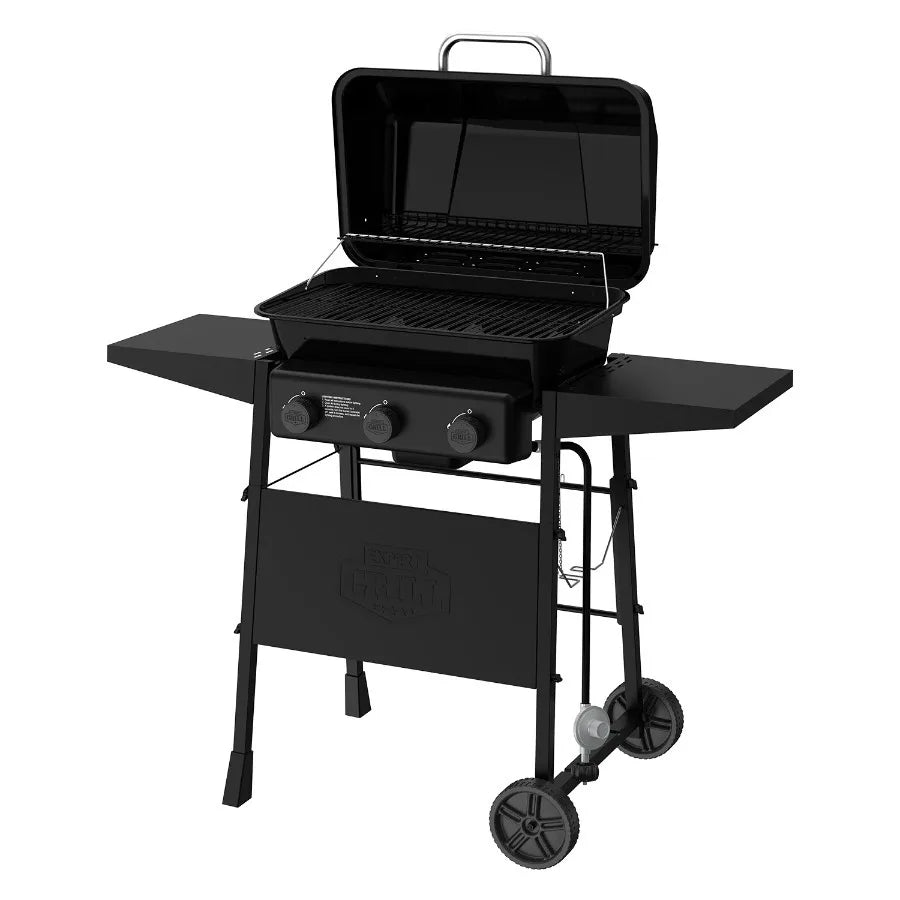 Expert Grill 3 Burner Propane Gas Grill For Outdoor Cooking