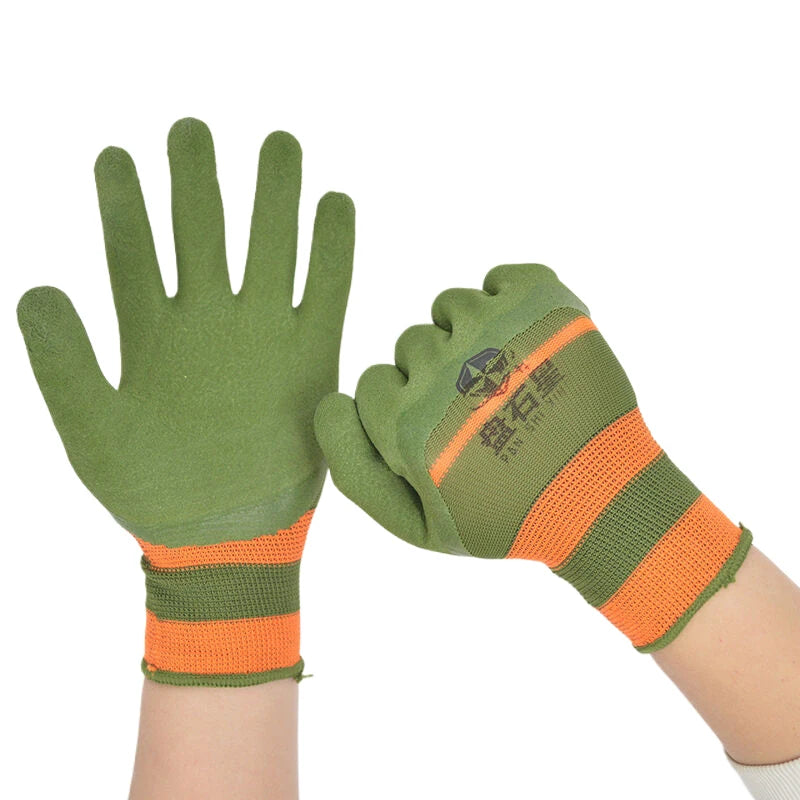 1Pair Tire Rubber Gloves Wear-resistant Non-slip Work Gloves Labor Protection Gloves Home Improvement Garden Construction