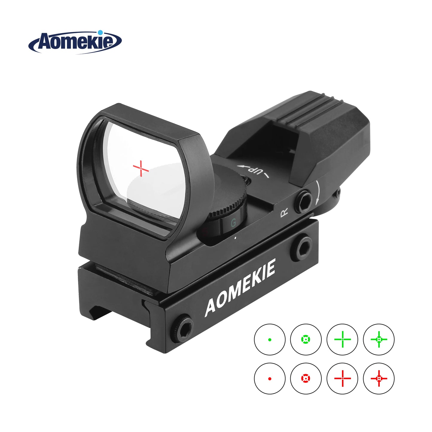Red Green Dot 4 Reticles Reflex Sight With 20mm Mount Rail