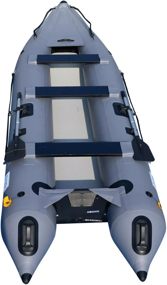 14.1ft Inflatable Boat Inflatable Kayak 3 Person Kayak Canoe Fishing poonton Boat