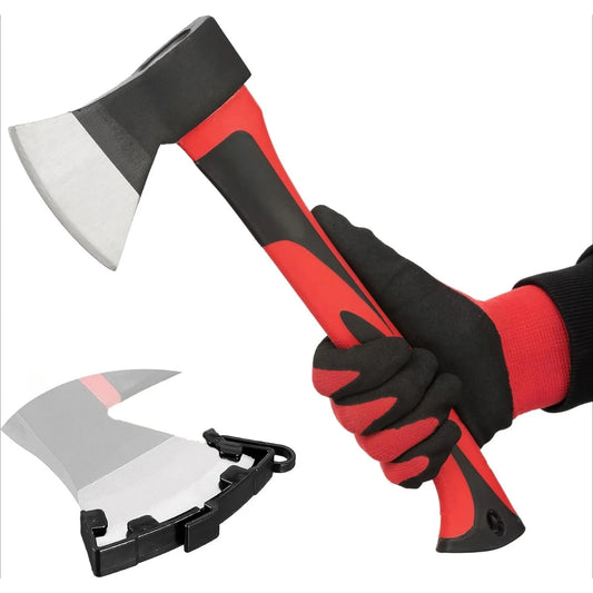 Survival Axe 15 Inch With Shock Absorbing Fiberglass Handle