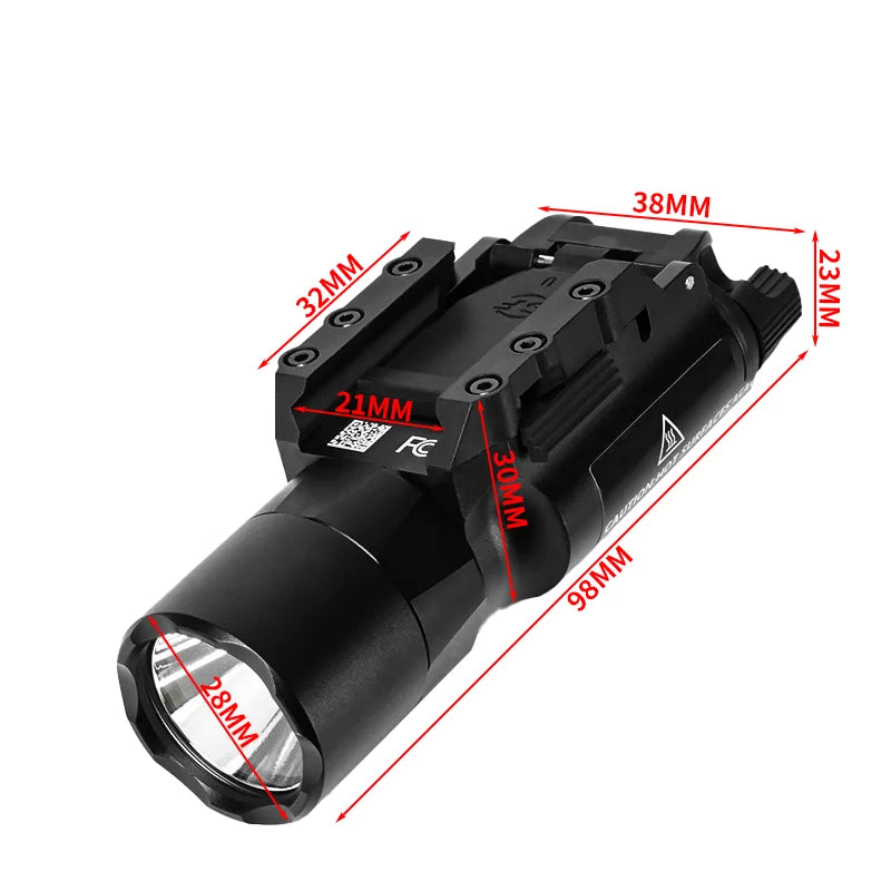 US Warehouse Metal SF X300 X300U Ultra Pistol Scout Light Tactical Rifle Airsoft  Hunting Weapon Flashlight for 20mm Rail