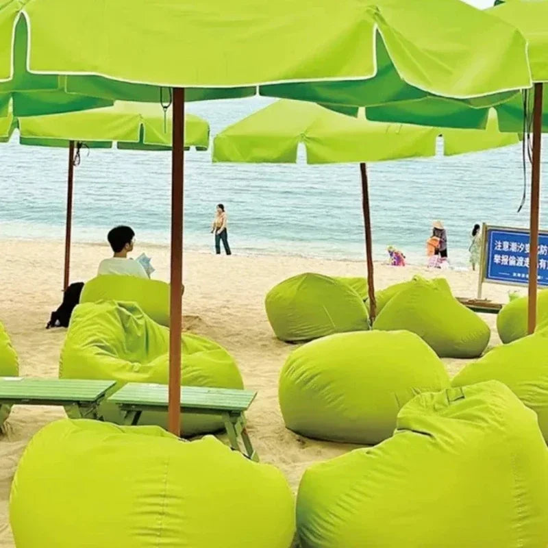 OTAUTAU 70cm Waterproof Bean Bag with Filler Outdoor Garden Beach Camping Swimming Pool Floating Beanbag Pouf Chair Oxford DD022