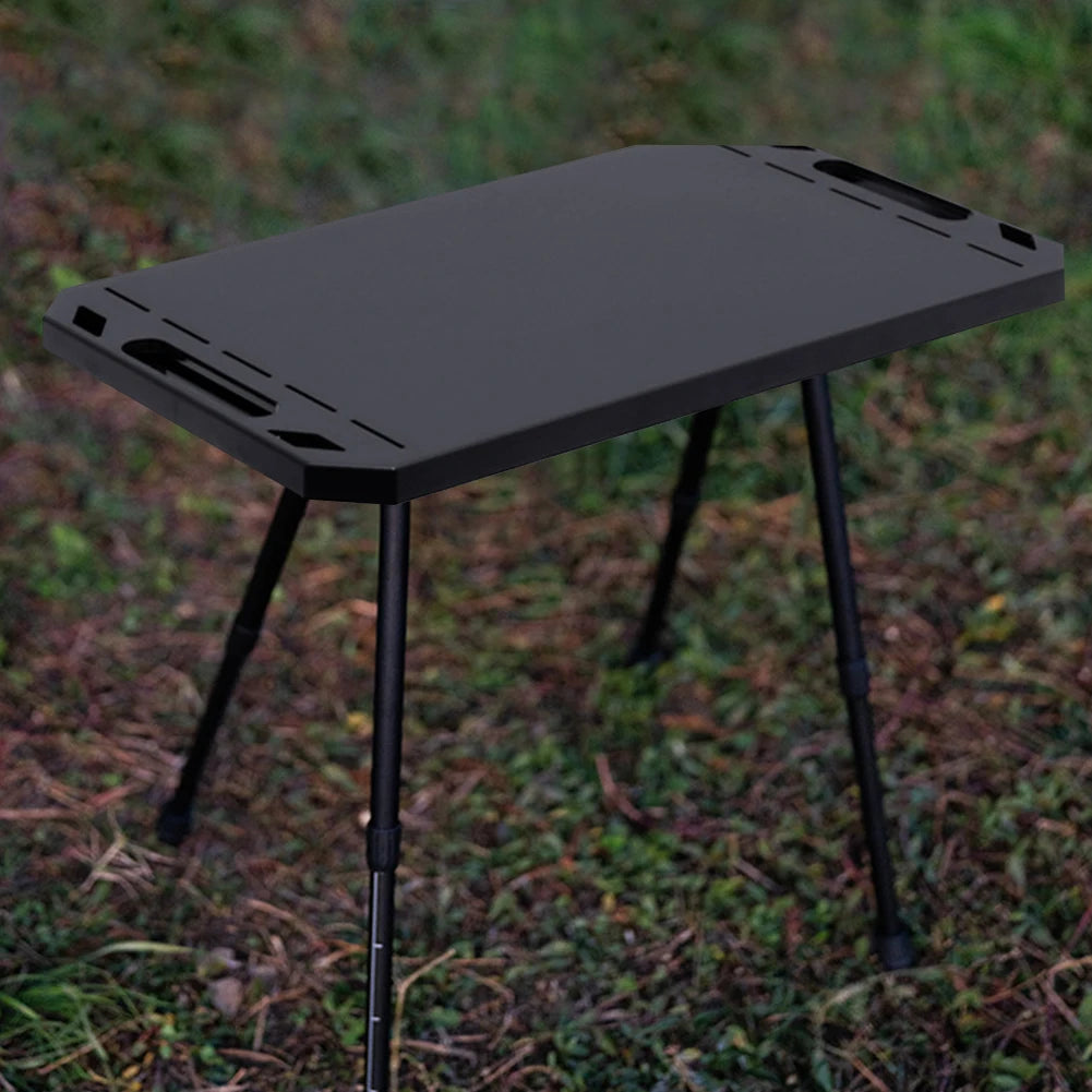 Folding Camping Table Adjustable Height Outdoor Table Aluminium Alloy Beach Table for Outdoor Indoor Picnic BBQ Hiking