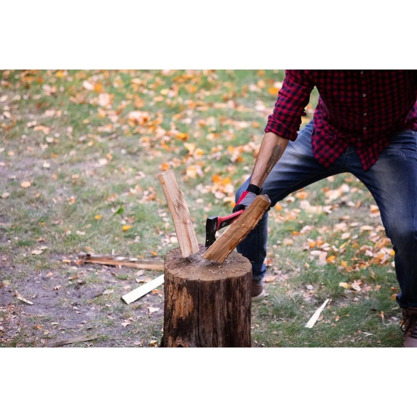 Survival Axe 15 Inch With Shock Absorbing Fiberglass Handle